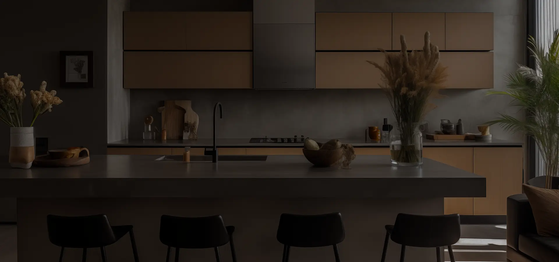 Ambiente interno com móveis planejados da Evolucamp